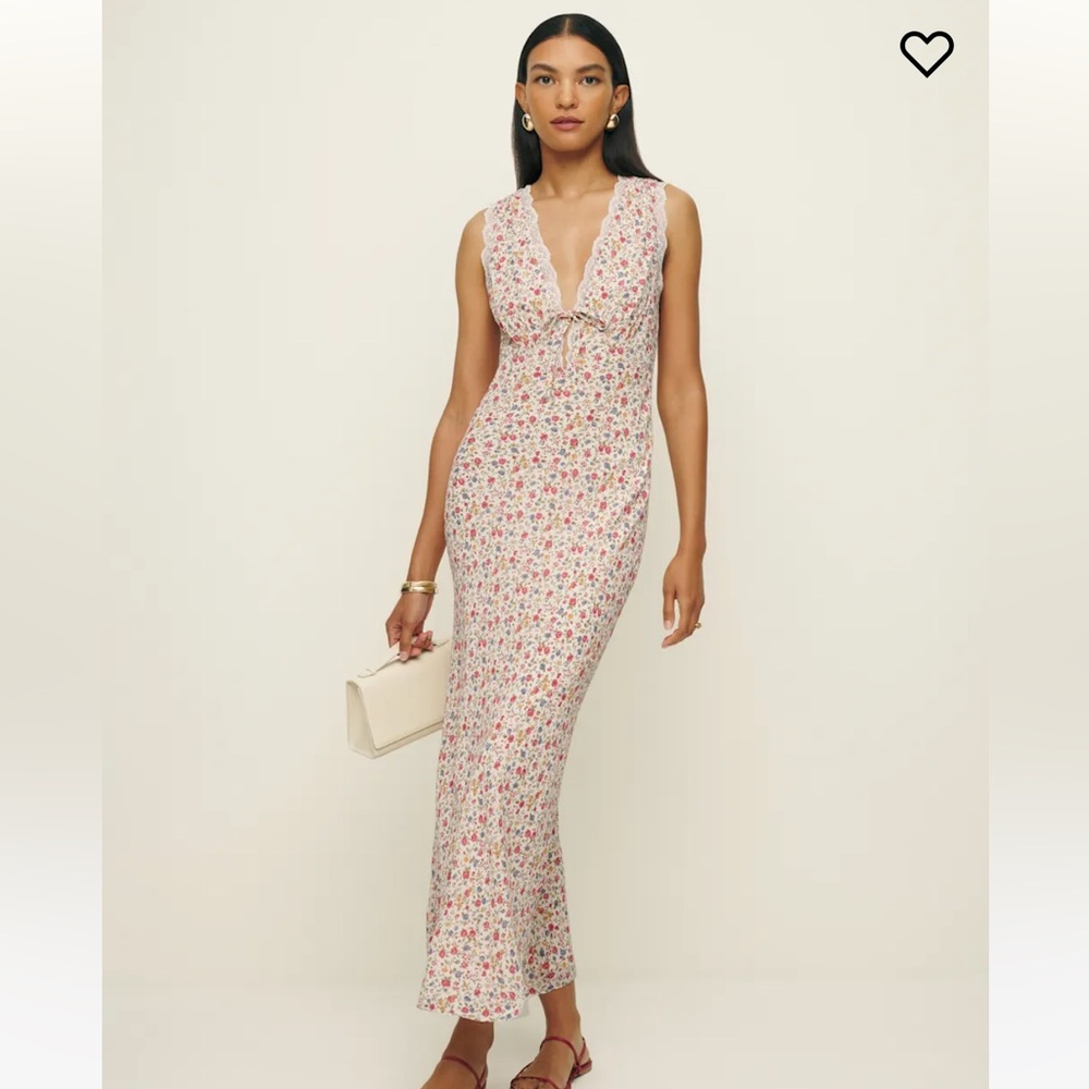 Reformation Sharla Dress Ivory